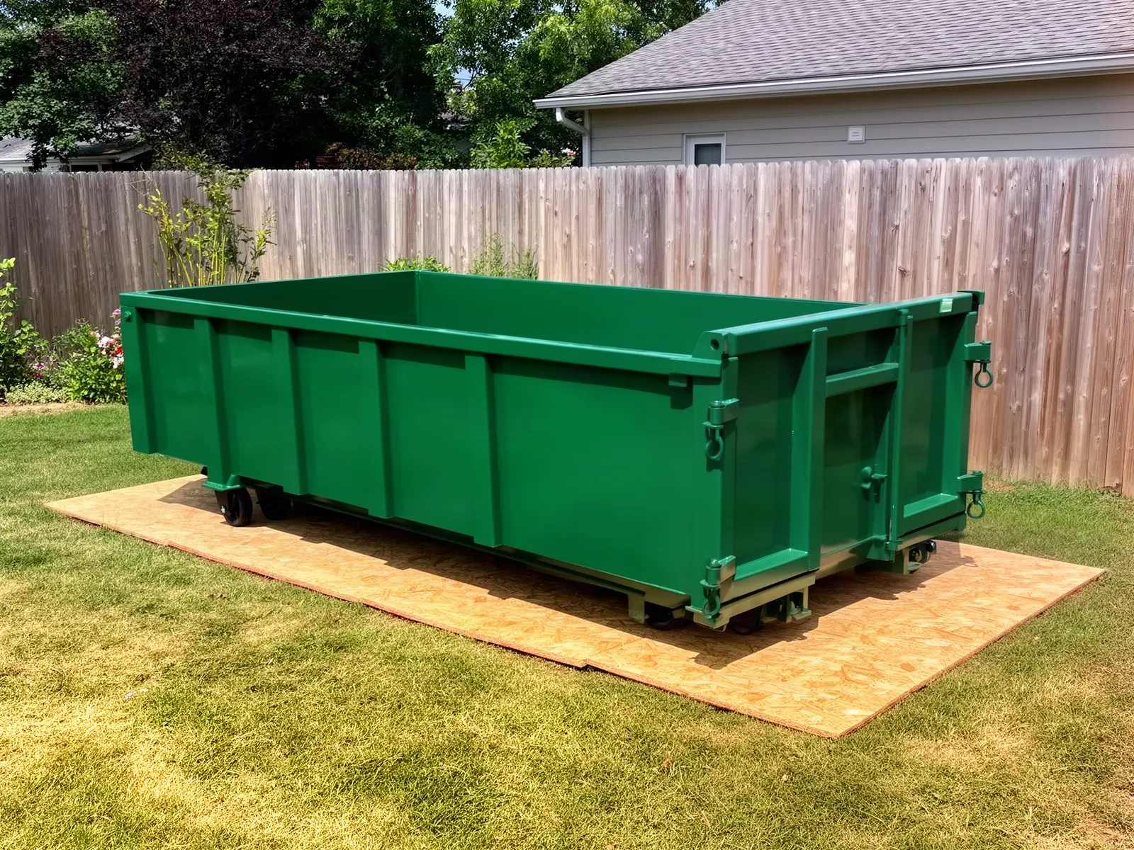 Roll-off dumpster from Gardner & Sons Dumpster Rental in Bethesda, MD